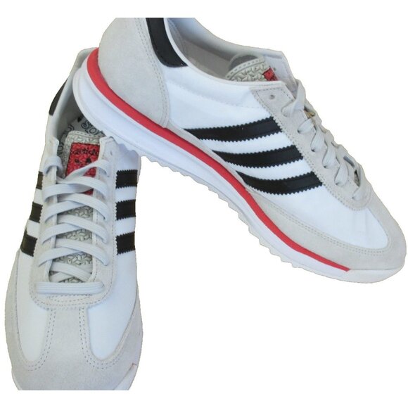 Adidas Men's SL 72 RS Sneakers Cloud White Core Black Grey Sizes NIB JS0746 - Picture 4 of 7